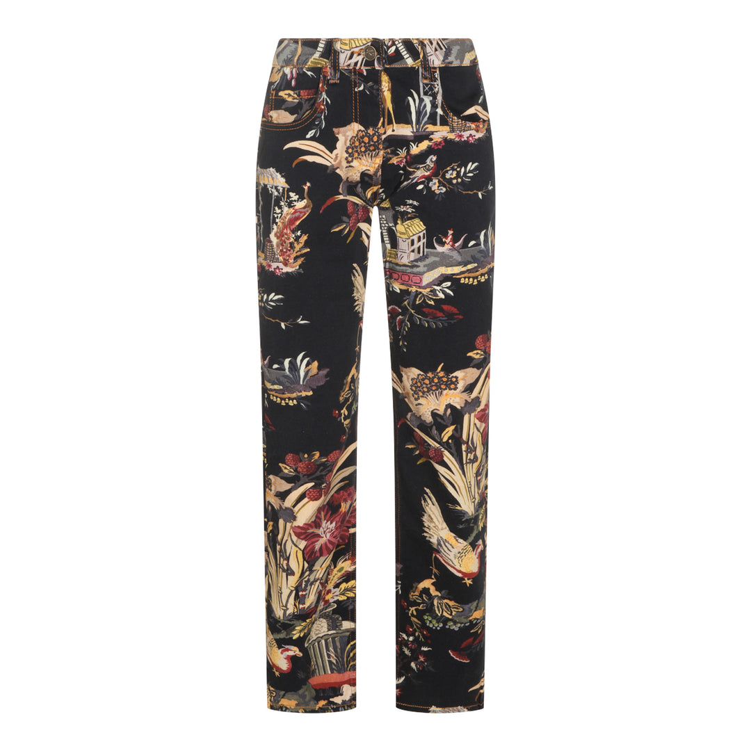 Etro Jeans - BLACK/BORDEAUX | ce3e2d2129c7386e526fb533d2057e2f91cd0a87