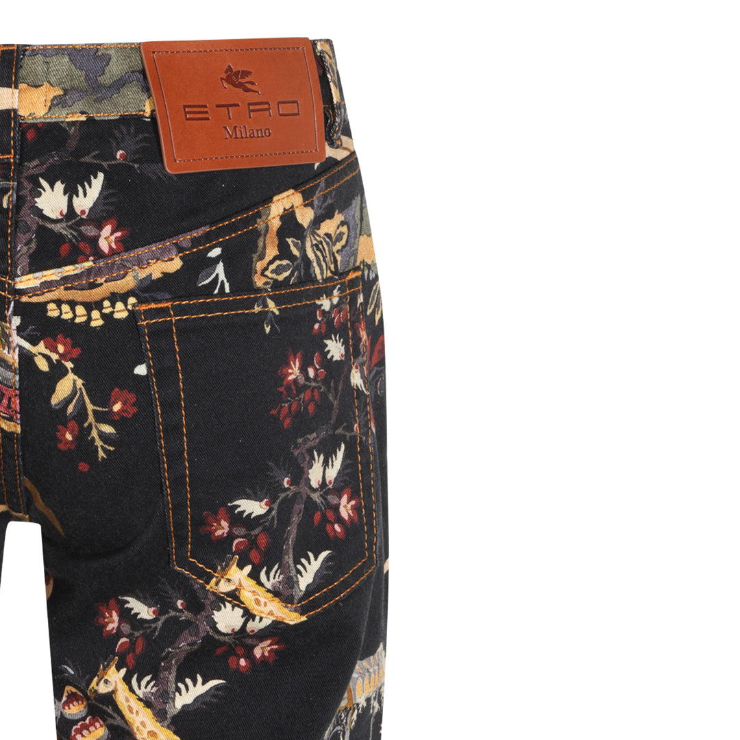 Etro Jeans - BLACK/BORDEAUX | f4e84bcbc436dec21d541c5cb2a0ed7ec3d327c7