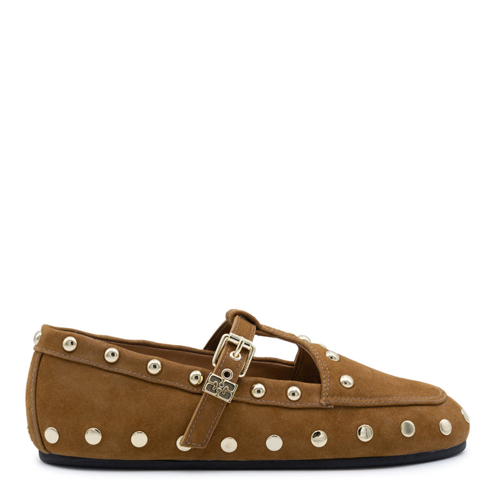 Ganni Flat shoes - CARAMEL CAFE | d6cf9dc91e04645885cec575f7992d395a1a14f2