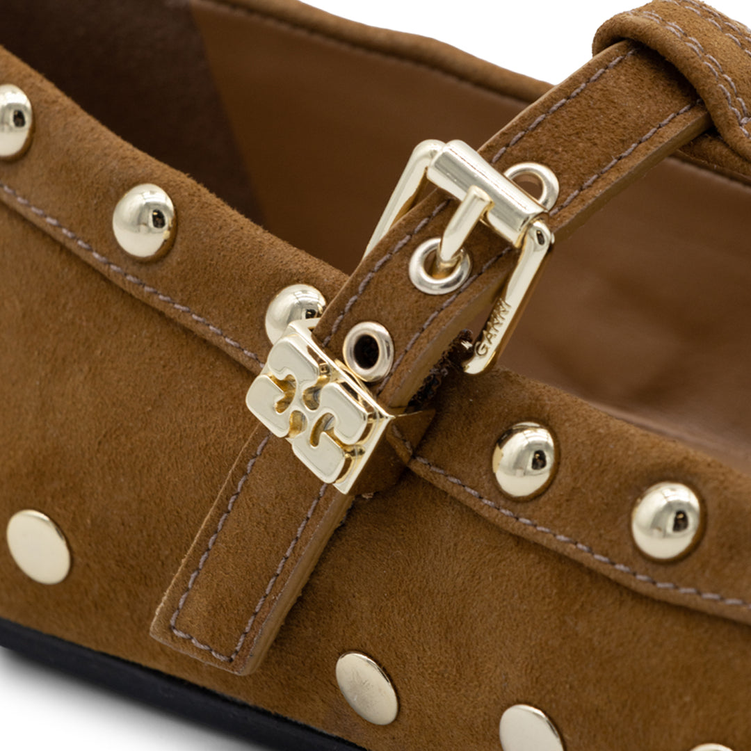 Ganni Flat shoes - CARAMEL CAFE | 33fbd9f9ecedee24a20ff6e11e0b599077c3d2fb