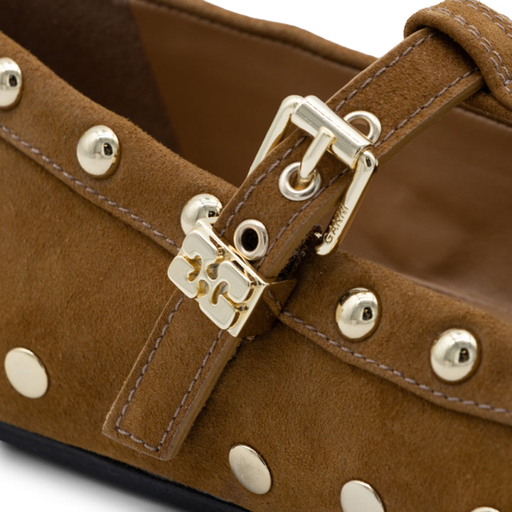 Ganni Flat shoes - CARAMEL CAFE | 33fbd9f9ecedee24a20ff6e11e0b599077c3d2fb