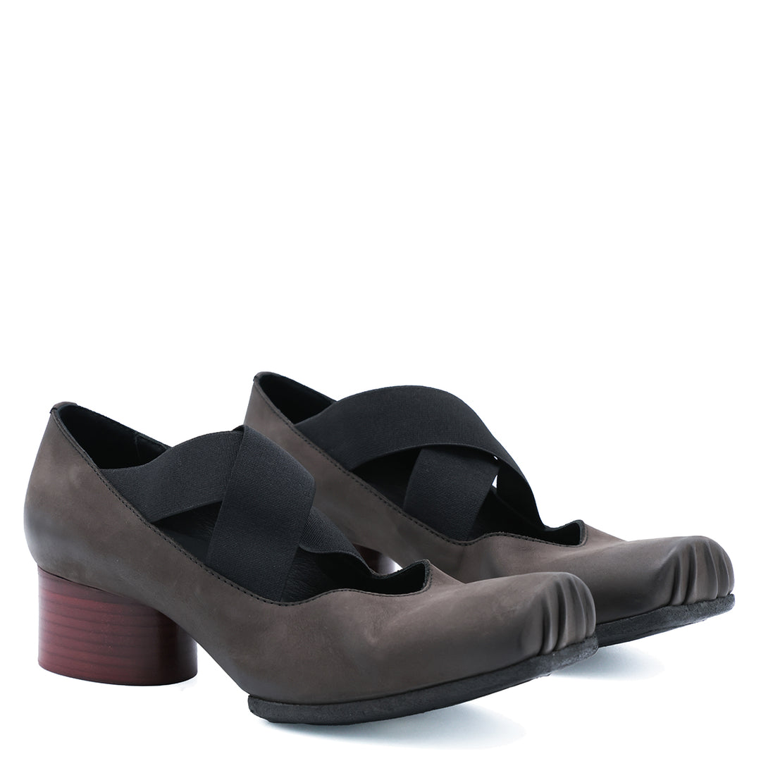Uma Wang With Heel - BROWN / RED | a51daea3429bd4c017699d81650f02a2b5dc02f2