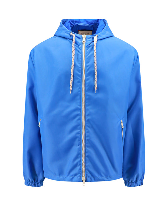 Nylon Jacket With Web And Gucci 1921 Details