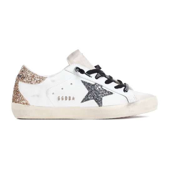 Optic White Superstar Cow Leather Sneakers