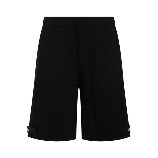 Black Cotton Shorts