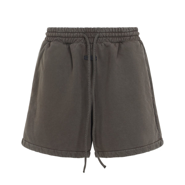Brown Vacation Cotton Bermuda