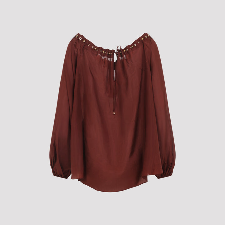 Zimmermann Blouse - Rosso | 641a69ef6998ba5b1c39d06ccf717fc02ac065f6