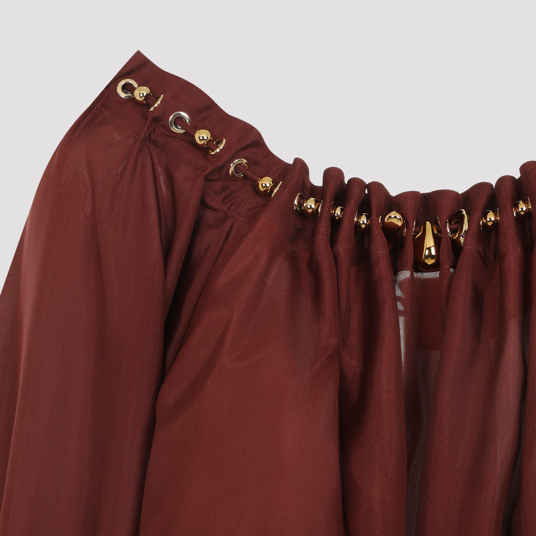 Zimmermann Blouse - Rosso | c590df040dbbacfdd4fd50761fc8e1a3d4182510