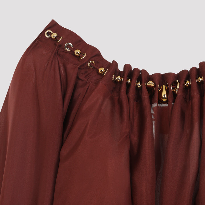 Zimmermann Blouse - Rosso | c590df040dbbacfdd4fd50761fc8e1a3d4182510
