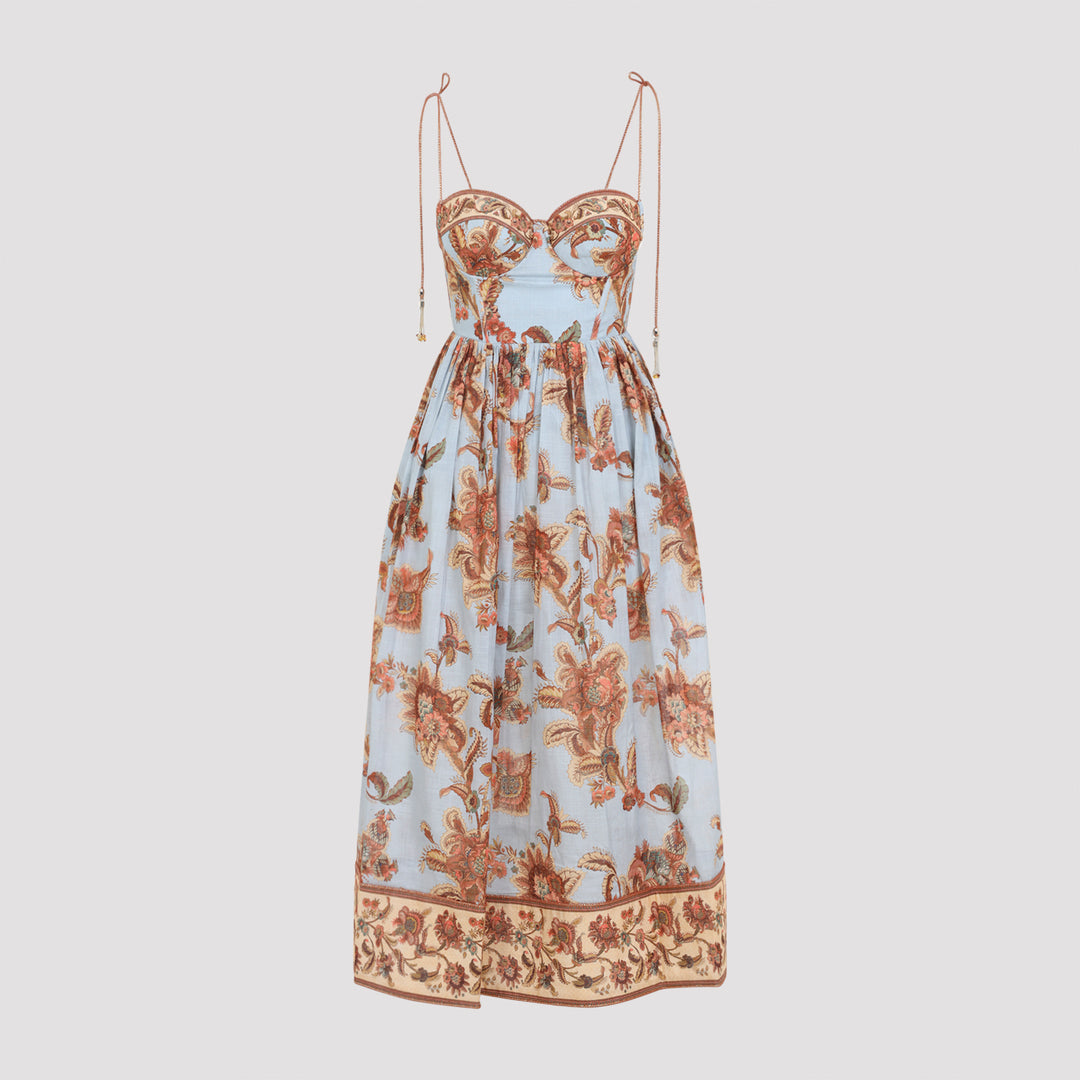 Zimmermann Midi dresses - Blu | 400eeb065d76f9e350fdcb2322ba8f48e19cfad9