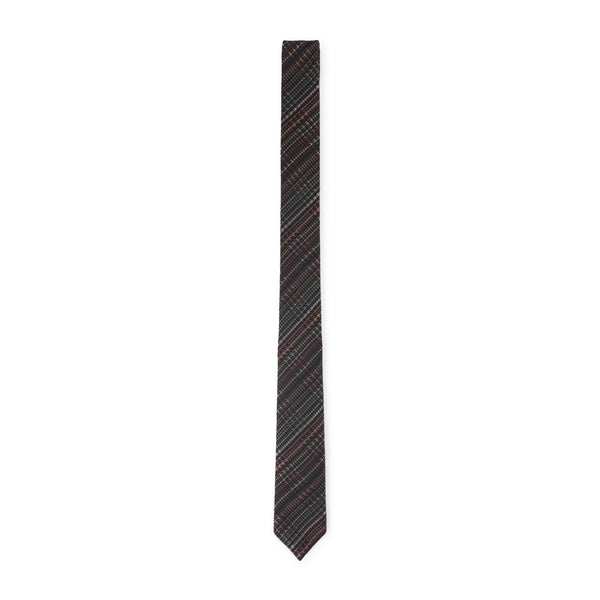 Multicolor Signature Stripe Silk And Wool Tie