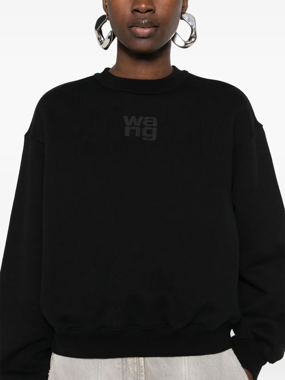Alexander Wang Round neck - Nero | 0db9f464d8c21a23d13f7cadb4e3554551218ea1