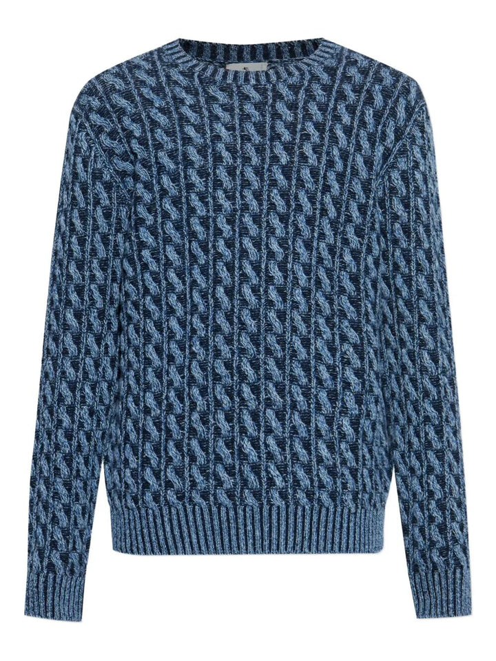 Etro Pullover - Blu | 25631def608c60be7343bb75dcf472cd552eb12b