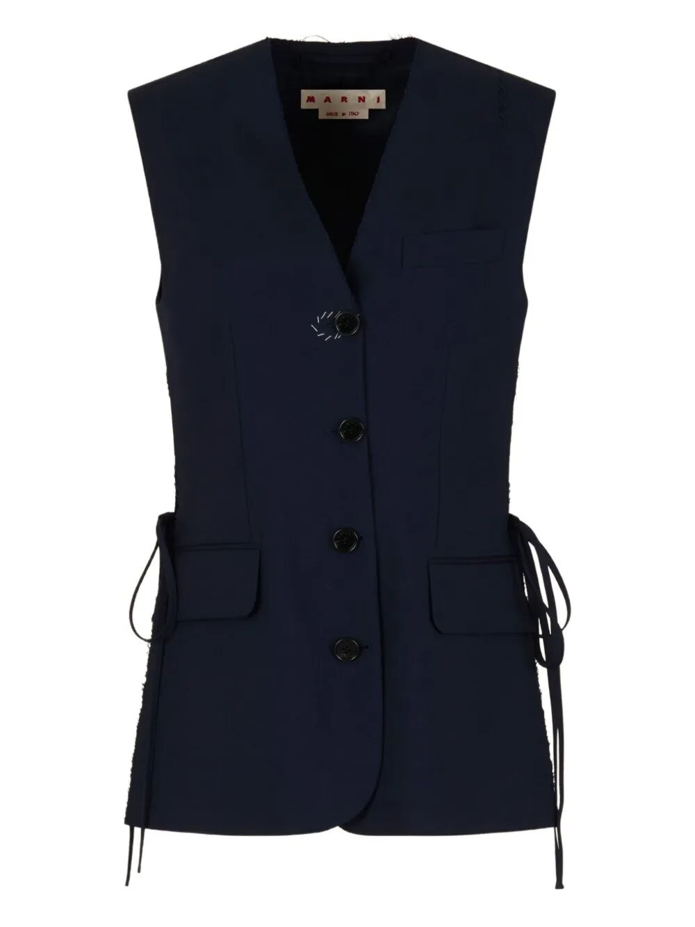 Marni Gilet - Nero | 1e433aae040c6d4a0b65488b59889560573f14bf