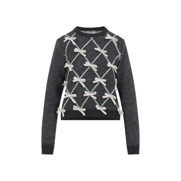 Fantasia Grigio Bow Sweater