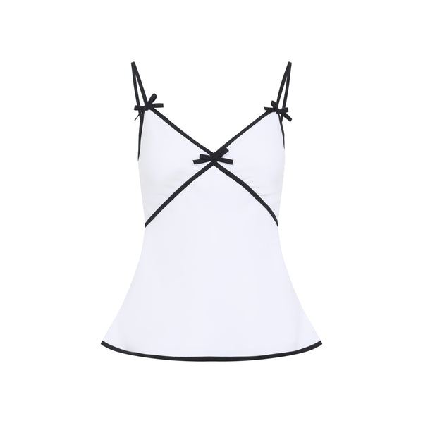 White Bow Top