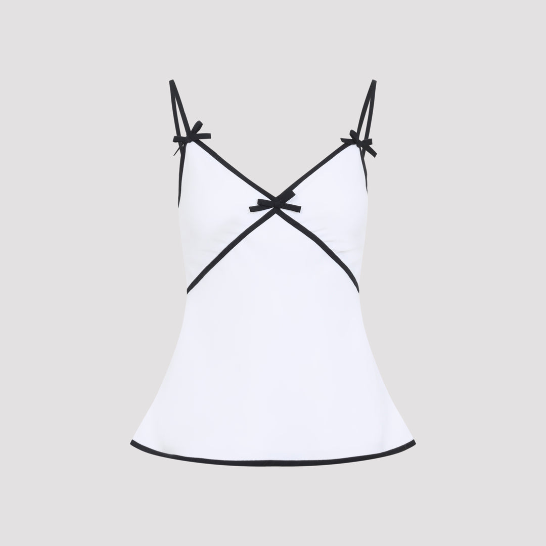 Moschino Top - Bianco | 027833d491e65584df7042b4f0036fb1771d8015