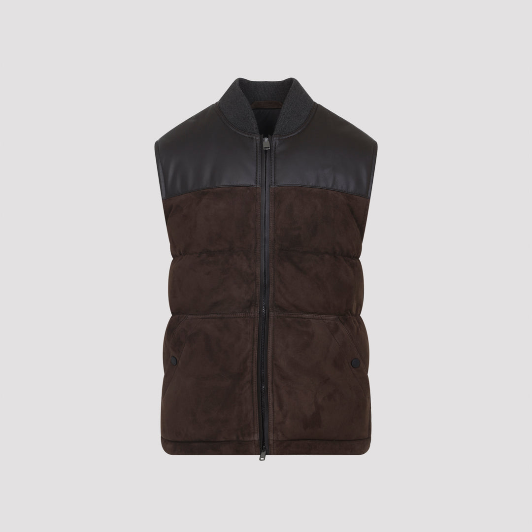 Brioni Gilet - Marrone | 34fbef28d096ba8fdd63255fe0c0e6eedf1dc162