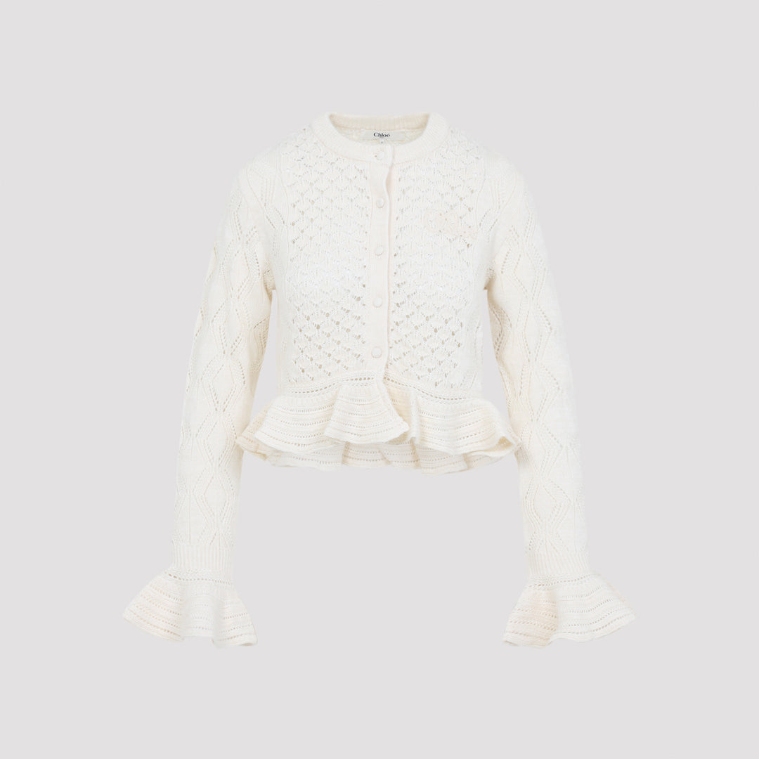 Chloe Cardigan - Bianco | 1a0f89de23b7bf929003e0cfd146865524204192