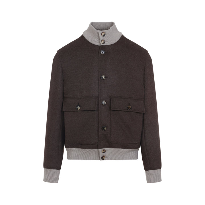 Brunello Cucinelli Bomber jackets - Marrone | 786302eae1d99ebea1b7422da1059cdfb958e5a4