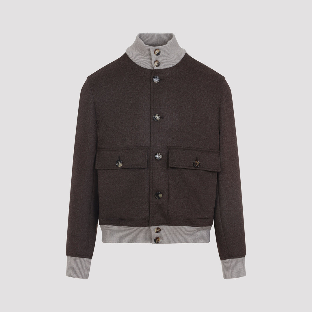 Brunello Cucinelli Bomber jackets - Marrone | 7a6f054ca45855696437f134c5bb76a5b4d7d6e1