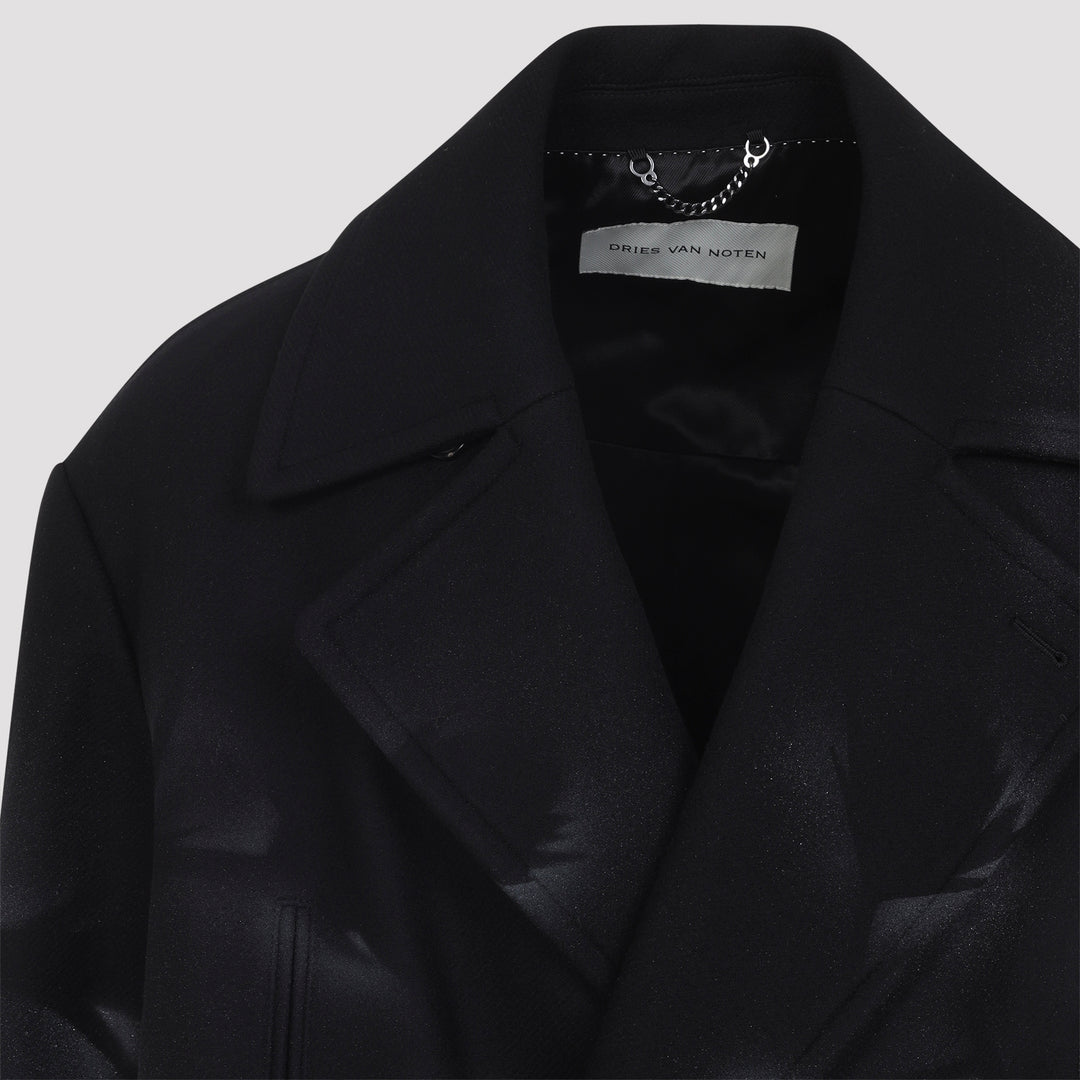 Dries Van Noten Double breasted & peacoat - Nero | 269e60fe268592dfa7dd10da090b1532b8dc099a