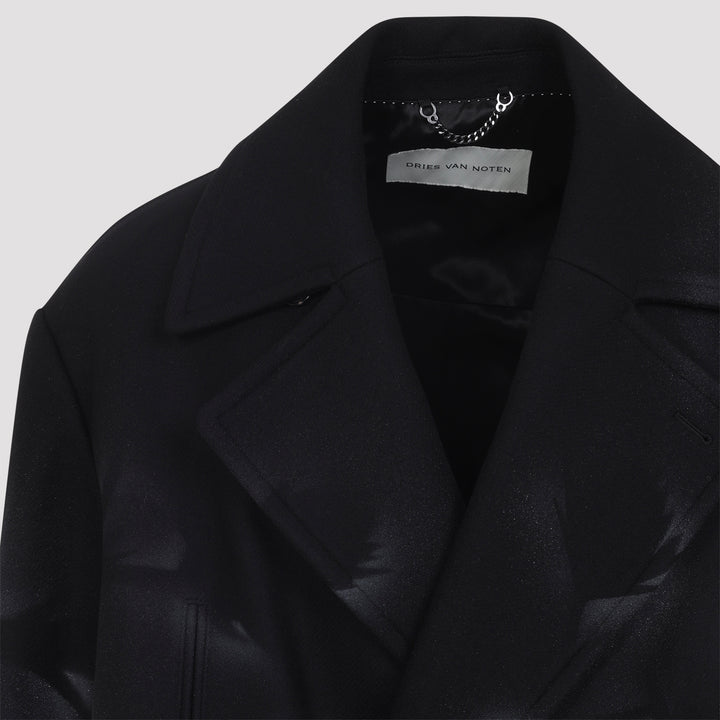 Dries Van Noten Double breasted & peacoat - Nero | 269e60fe268592dfa7dd10da090b1532b8dc099a