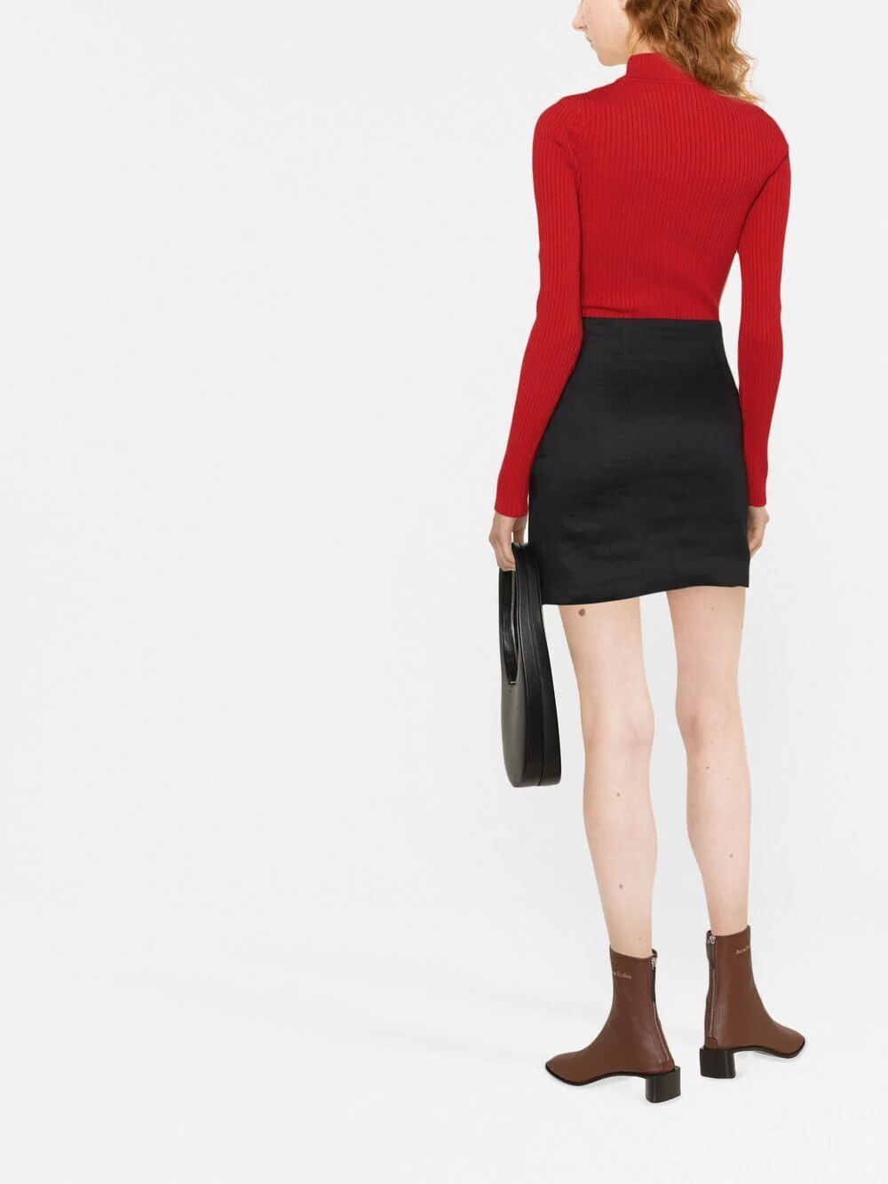 Courreges Turtle neck - Rosso | 8b8814681d1908fce584976c8630117b5ae8cf7b