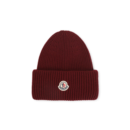 Burgundy Virgin Wool Hat