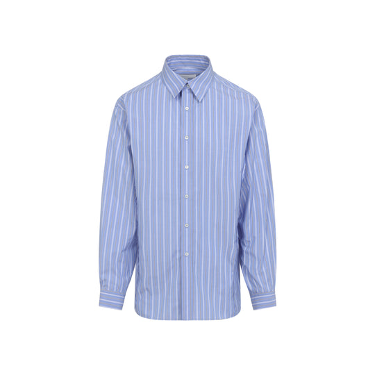 Light Blue Ls Cotton Shirt