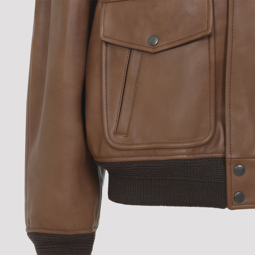 Saint Laurent Giacche - Marrone | 7217c93beeef1650f6a867f86a521fc350aec56a