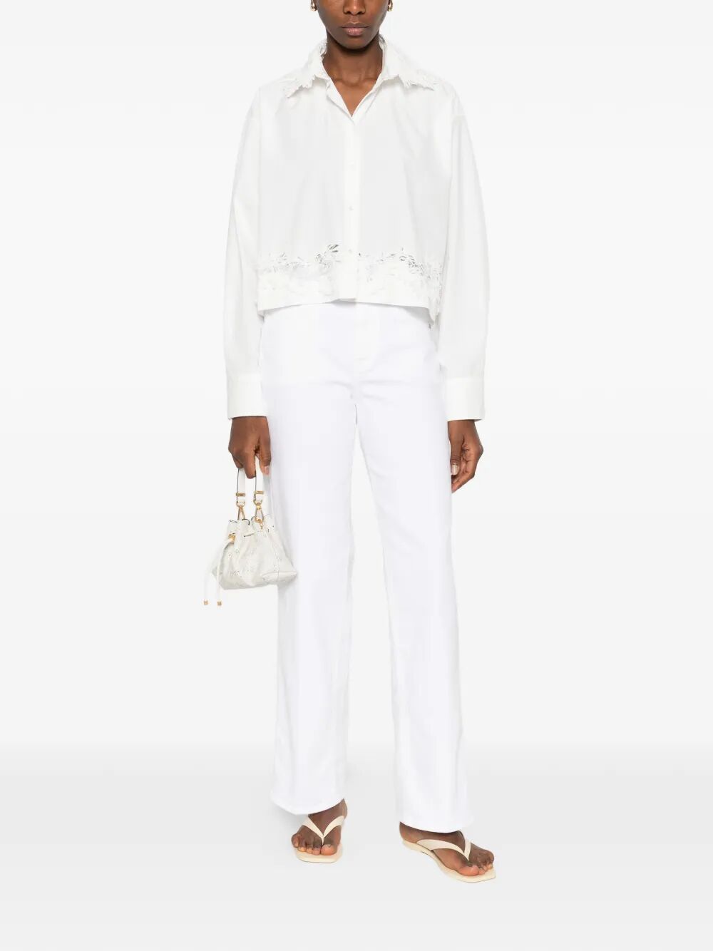 7 For All Mankind Straight leg - Bianco | 162e7aee75535d617ff350c59ab0a1fe2d80c3b5