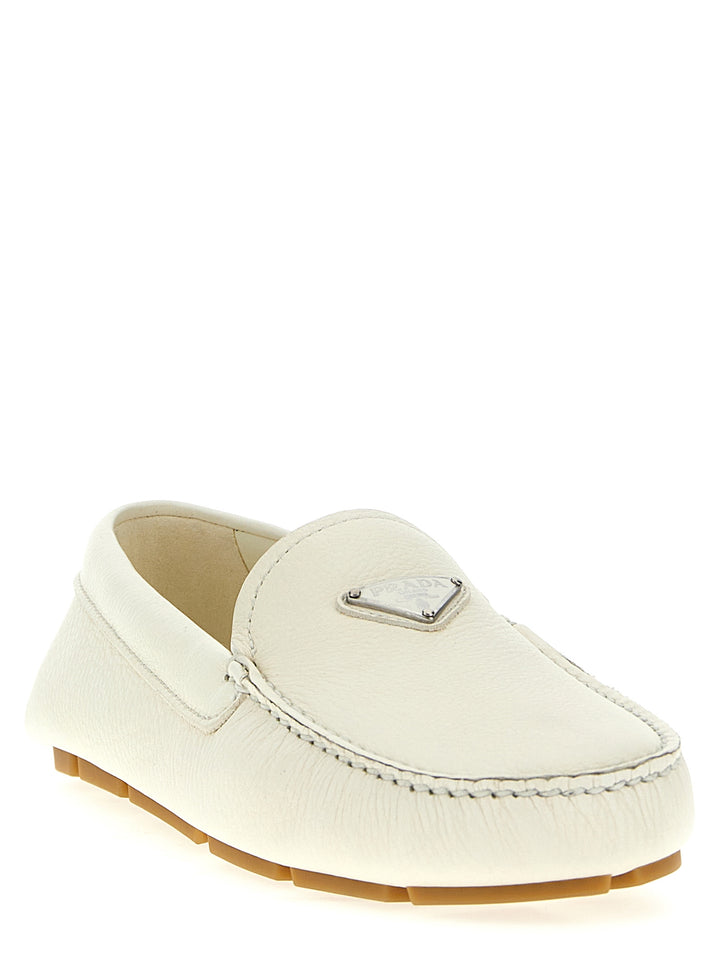 Prada Driver Mocassini - Bianco | a1c65023d9a3963e06f0019bac12f88f281fdc20