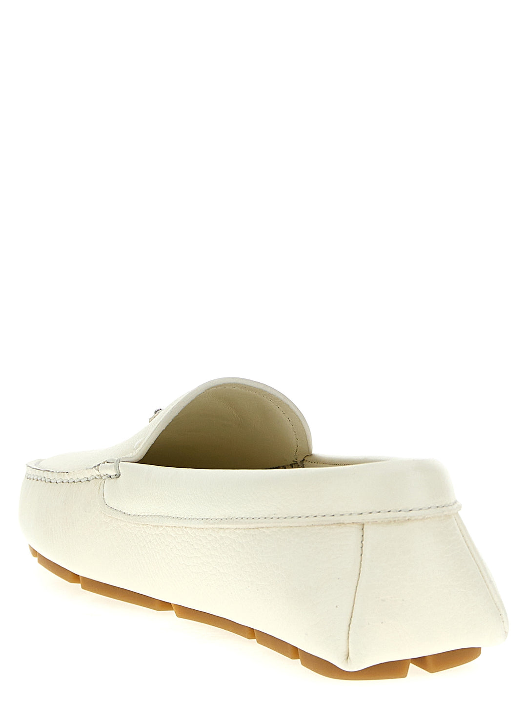 Prada Driver Mocassini - Bianco | 09817da4bc5dee2e7b661096923c18eef4551b22
