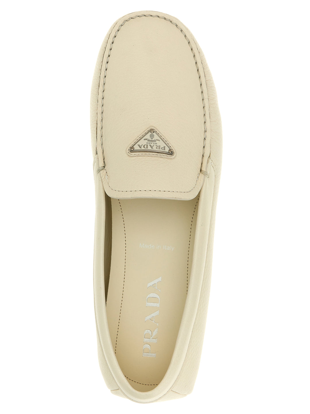 Prada Driver Mocassini - Bianco | af2f5b5591420621402a0ad4842298593e998511