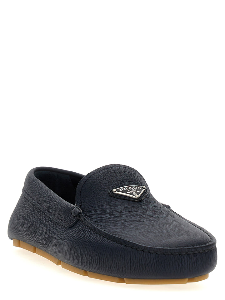 Prada Driver Mocassini - Blu | f8409051fcc26c173abb5080ecb51953f9a06304
