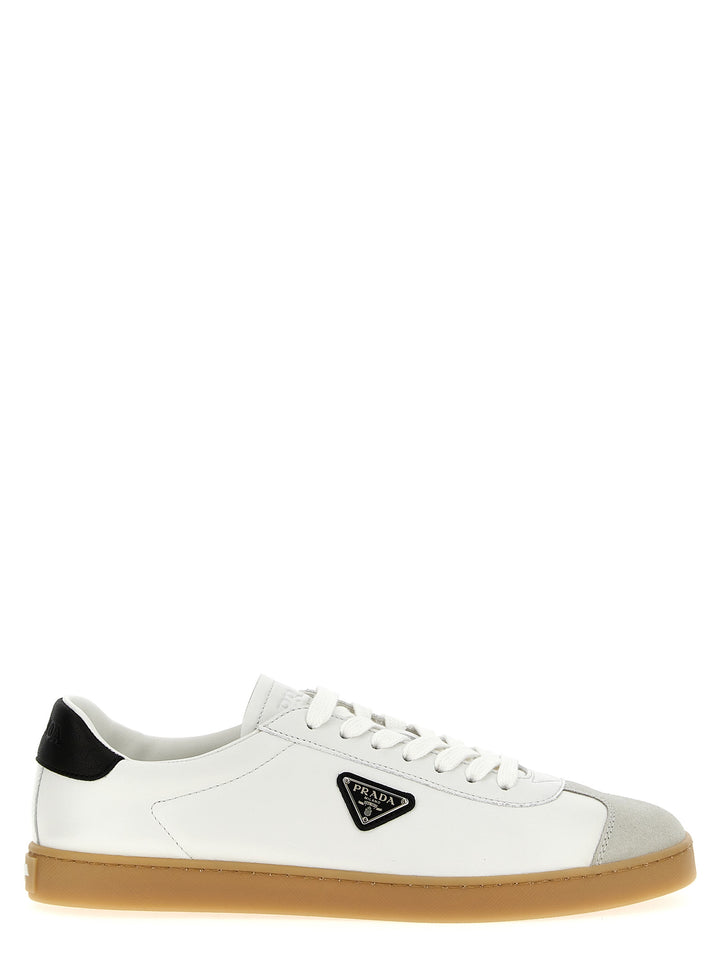 Prada Lane Sneakers - Bianco/Nero | 50d813594159fcd4aa8159cc21d32e8fabfc0efe