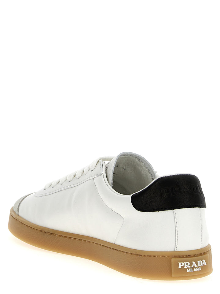 Prada Lane Sneakers - Bianco/Nero | 930fc23ab76a161ec9e135b5d02557cc54cf74a9