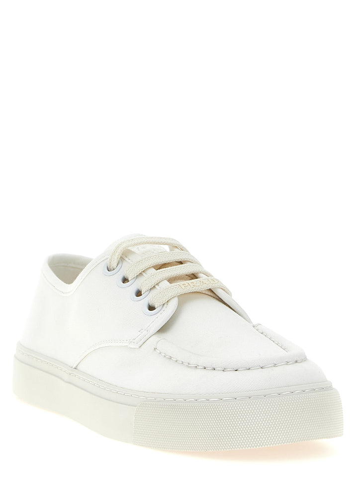 Prada Cotton Sneakers - Bianco | f70fc2d54aeb5d12d86f046d3decaf80b87b57e7