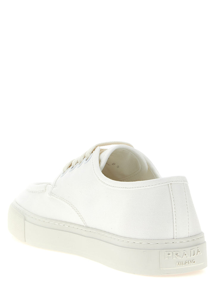 Prada Cotton Sneakers - Bianco | feb77def34cd84b8748a5ed26788012144196fe9
