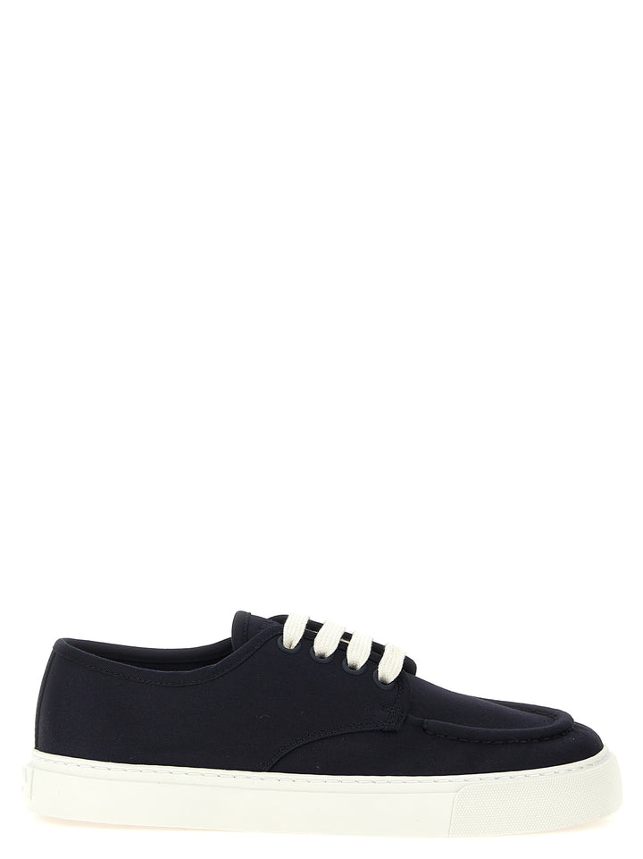 Prada Cotton Sneakers - Blu | 030e57c5c09cdb8b389e00f653ab8dc7439e0370