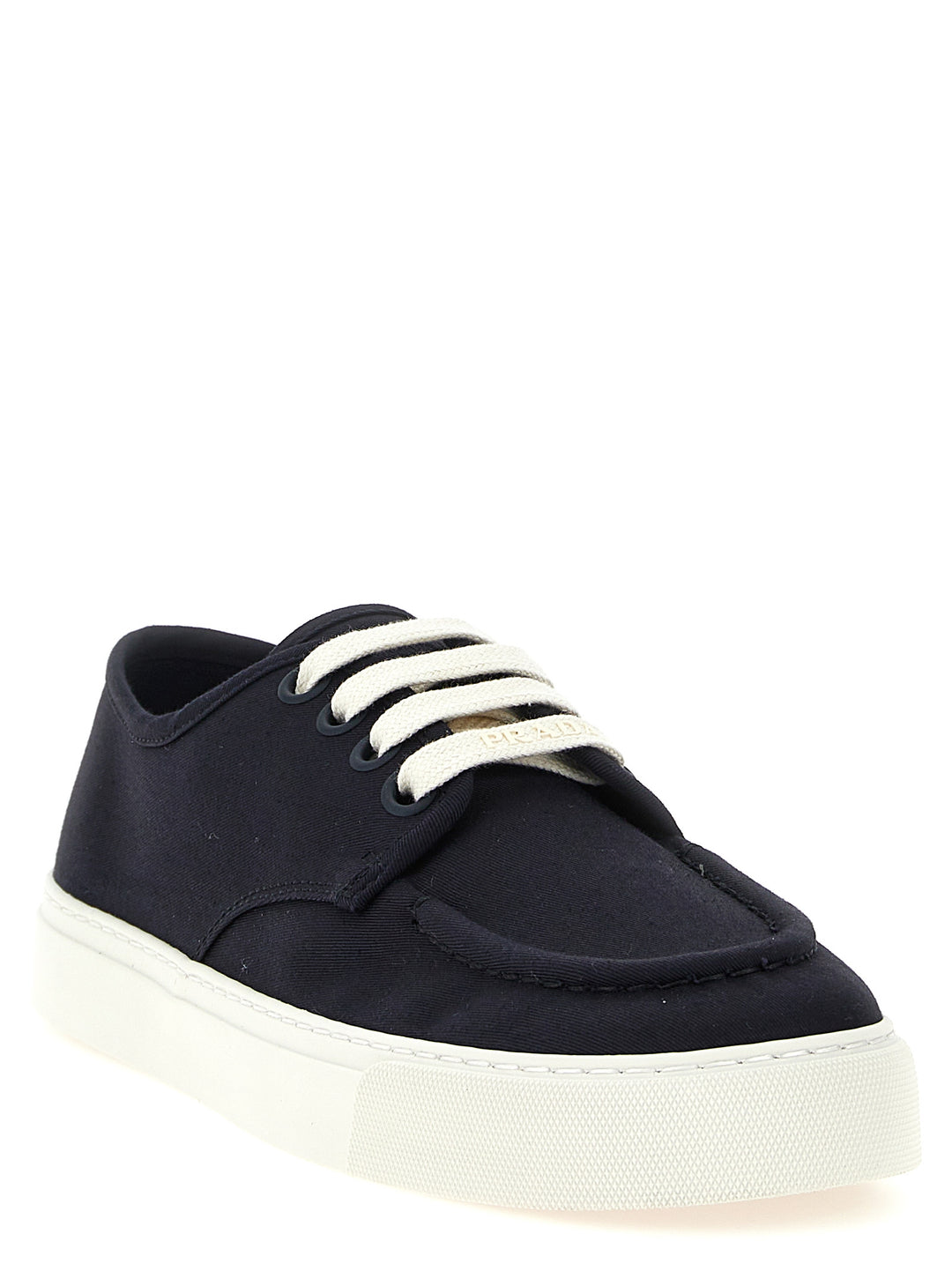Prada Cotton Sneakers - Blu | d9259b533d5a0964678d78830466a9e8888fd211