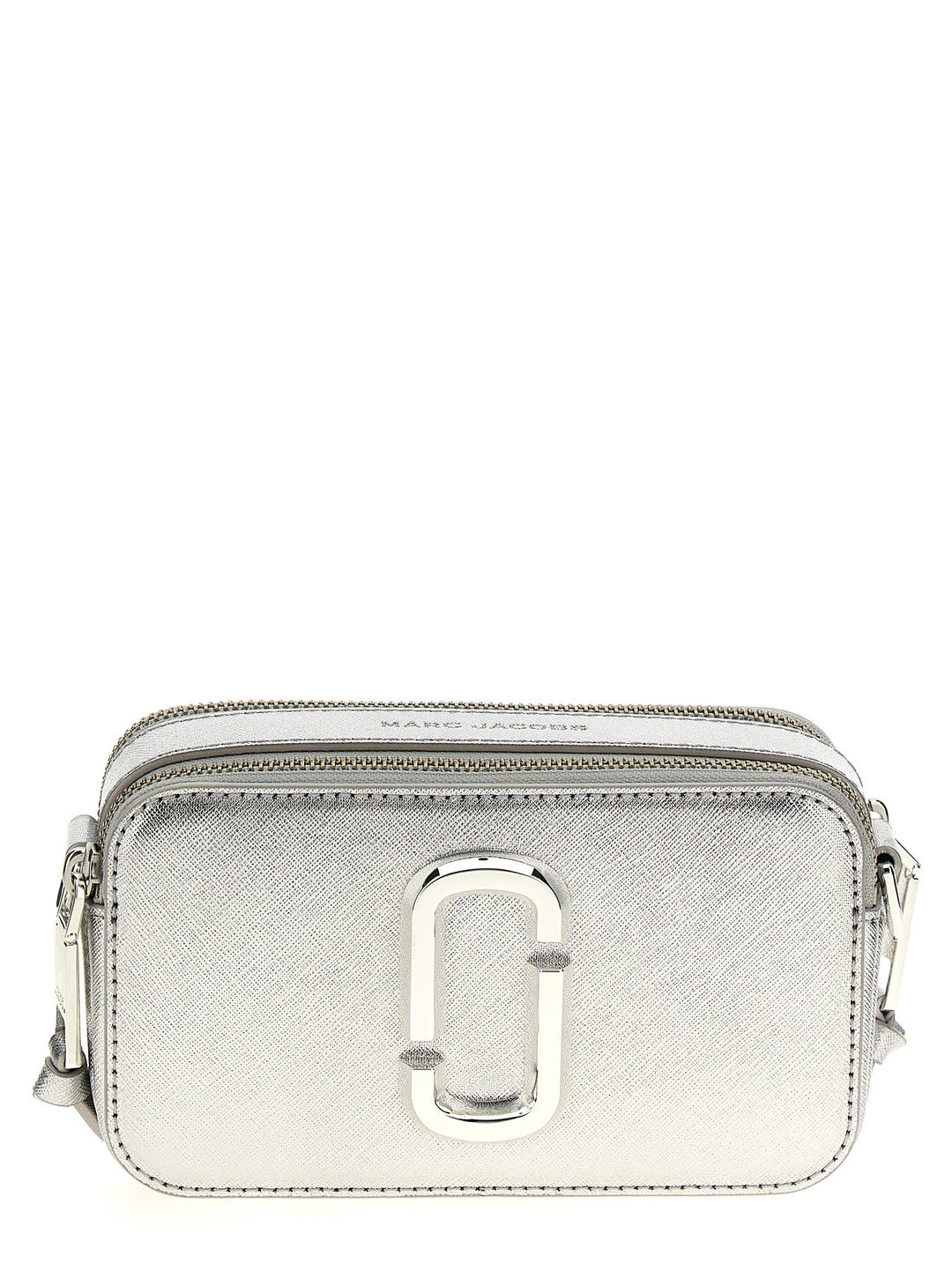Marc Jacobs The Metallic Snapshot Borse a Tracolla - Silver | deb2f94ac90999133732281bb6610882bfc7853b