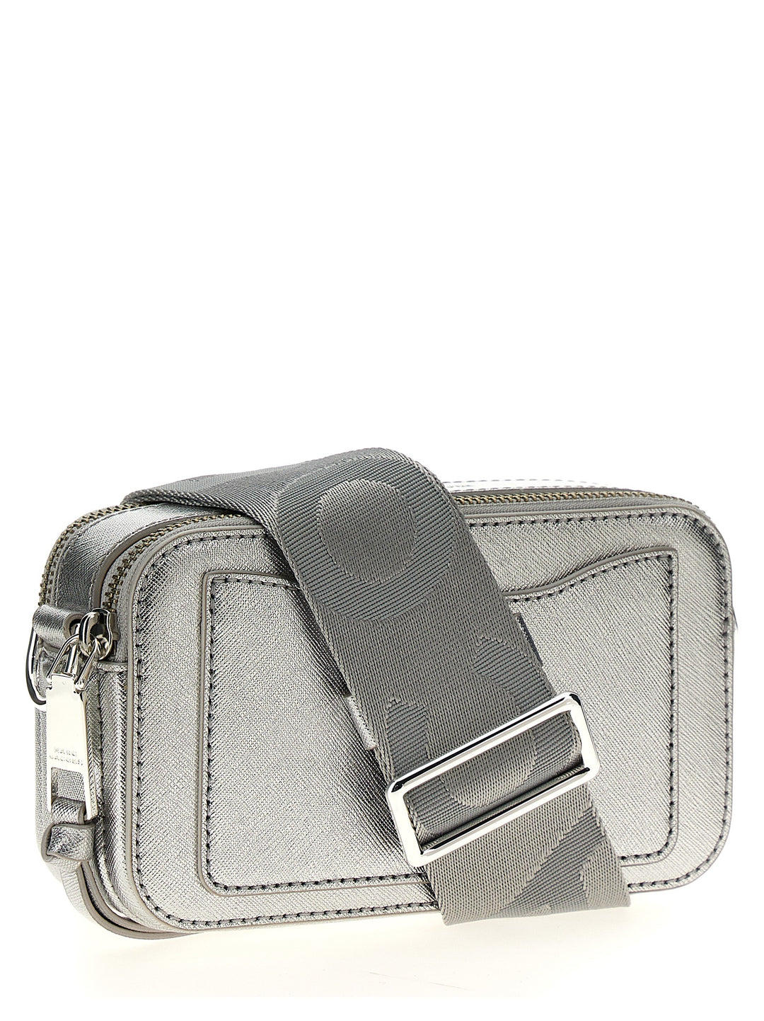 Marc Jacobs The Metallic Snapshot Borse a Tracolla - Silver | eaf3060ea034ac4253f7829070b2fcfdf46adde3
