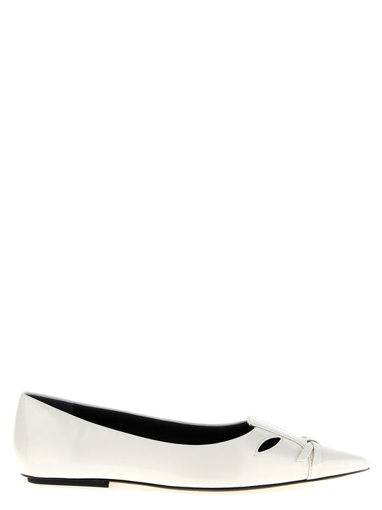 The Kat Flat Shoes Bianco