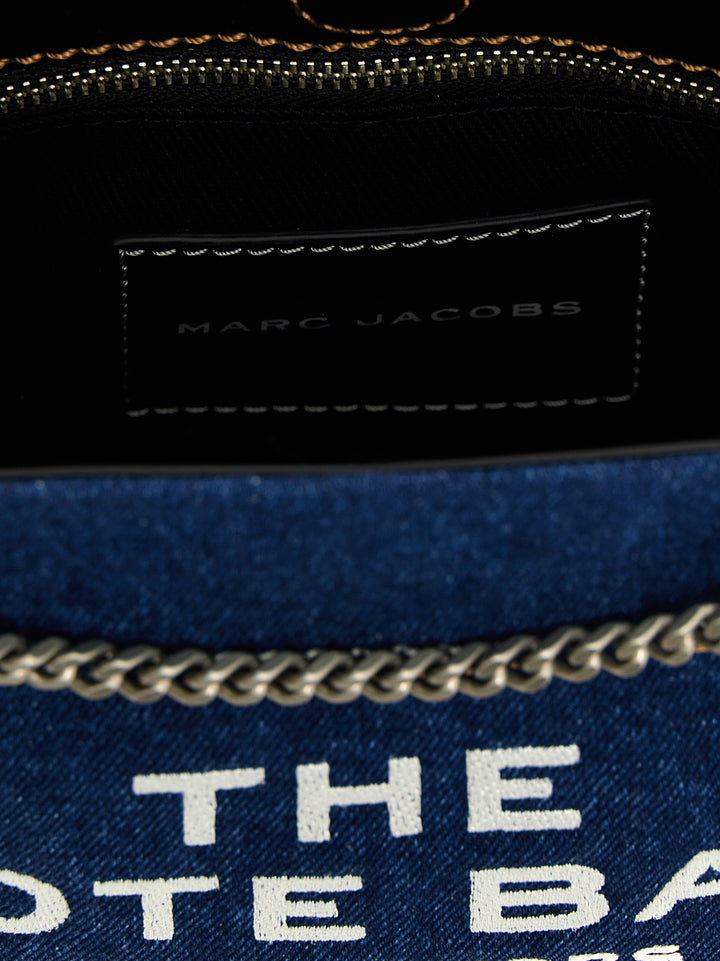 Marc Jacobs The Denim Chain Crossbody Tote Borse a Tracolla - Blu | 4127e2f87a3e2a722d7c6981163abc44f7e9a093