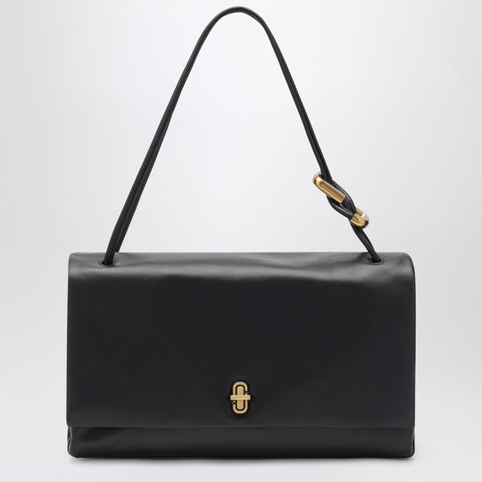 The Large Dual Bag In Black Leather