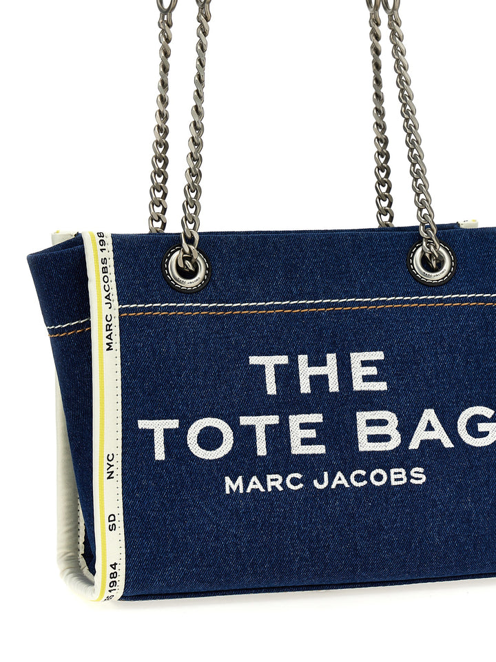 Marc Jacobs The Denim Chain Small Tote Borse a Spalla e Tracolla - Blu | adff77d50c5b694b864c5e5c30089db413ae3818