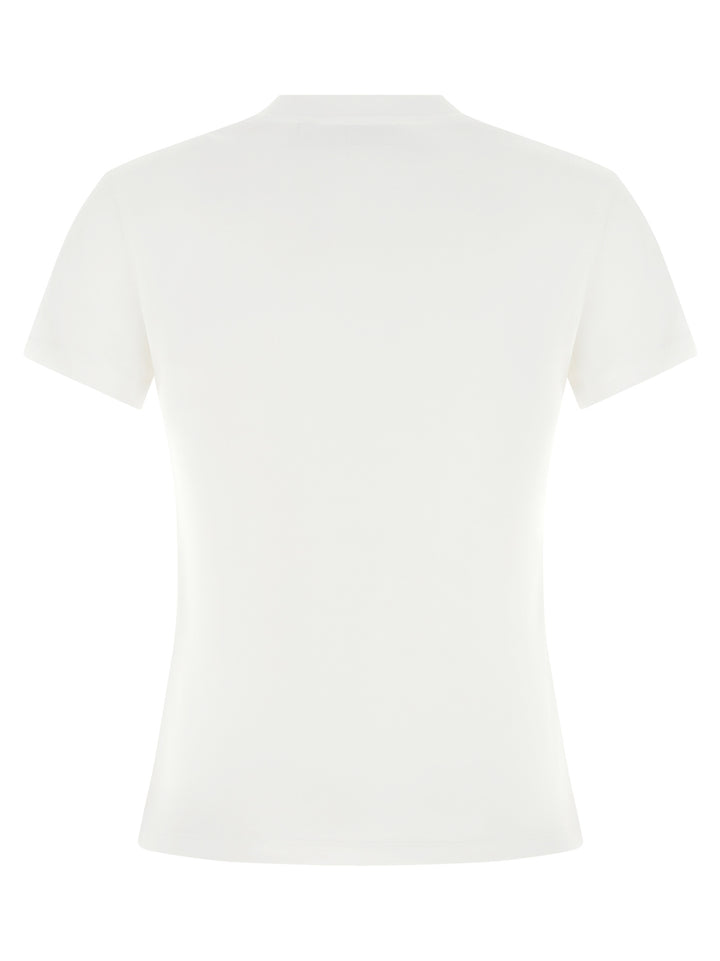 Off-White Logo Embroidery T shirt - Bianco | 455d4d93a24d853c7083bf68273cd023a481ae48
