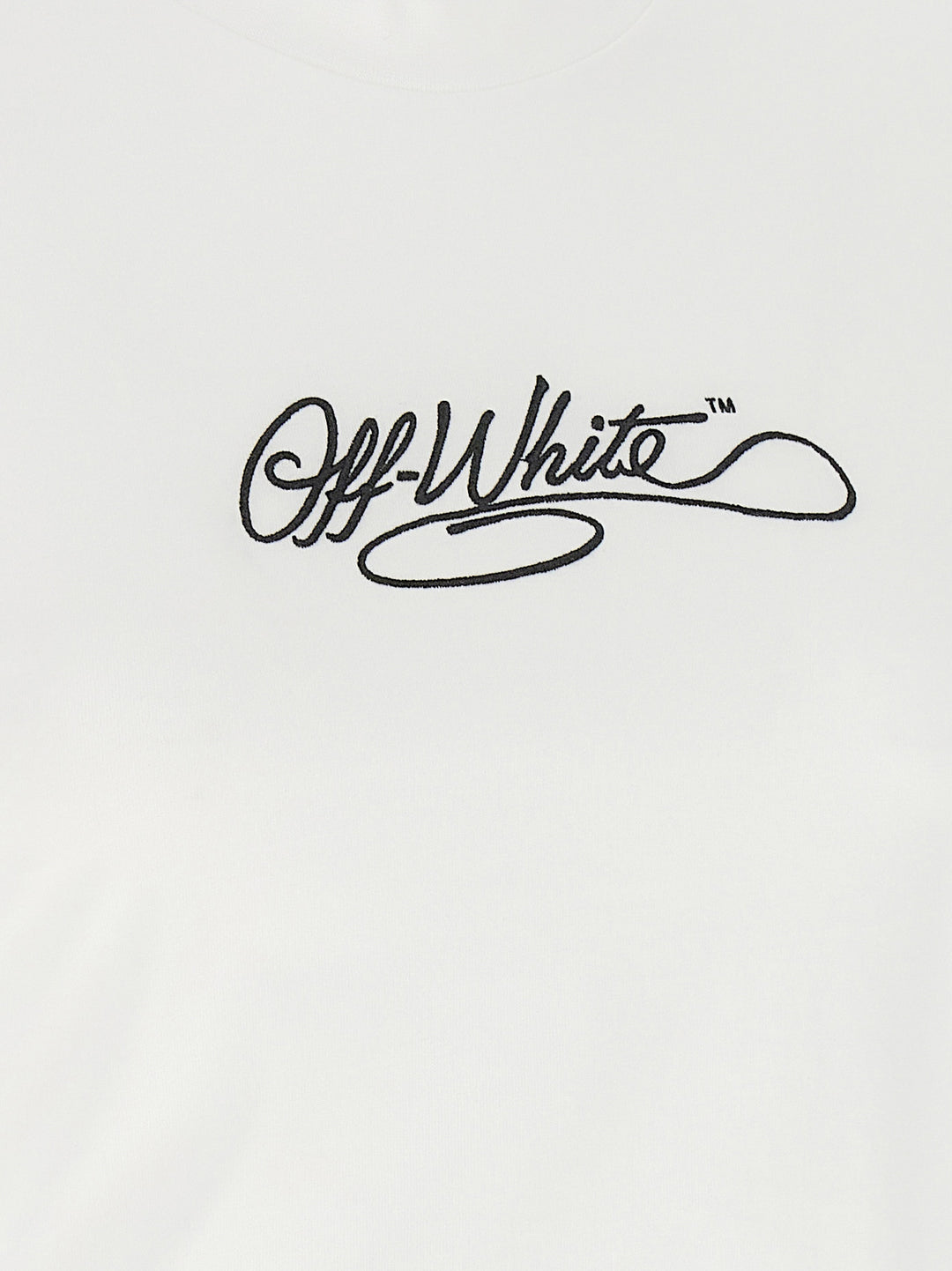 Off-White Logo Embroidery T shirt - Bianco | 5b104efde7e32ac6177c6dd3d9ed7352835c089b